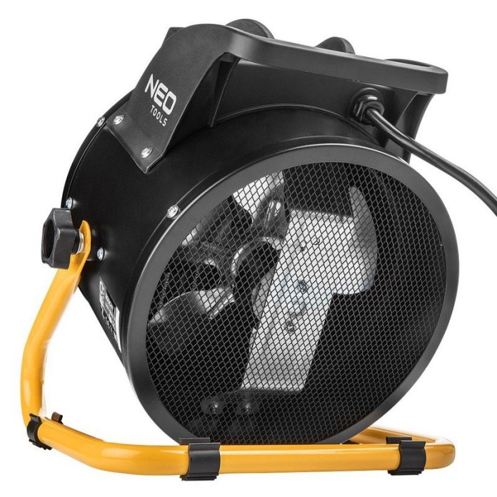 NEO TOOLS 90-063 to nagrzewnica elektryczna PTC 3 kW do warsztatów i garaży.